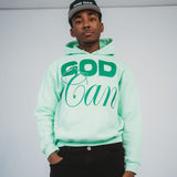 God Can Hoodie-Green