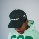 God Can Trucker Hat - Green