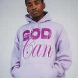 God Can Hoodie - Lilac