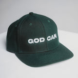 God Can Trucker Hat - Green