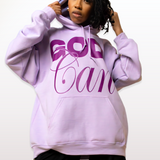 God Can Hoodie - Lilac