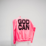 God Can Hoodie - Pink