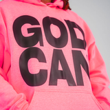 God Can Hoodie - Pink